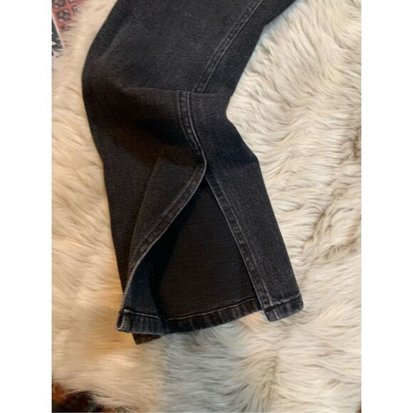 Abercrombie & Fitch Curve Love The Skinny High Rise Jeans Black 28/6 Extra Long - Picture 4 of 8